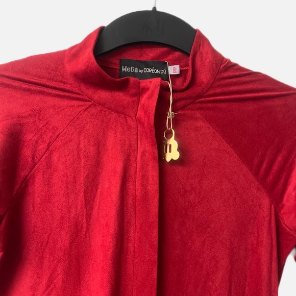 NEW! Wedu By Coreon Du Unisex Signature Red Jumpsuit Size-6-8(Medium) - Picture 3 of 11